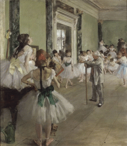 The Ballet Class Edgar Degas, Paris, c. 1871-74